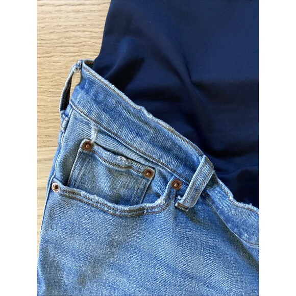Abercrombie & Fitch Women's Maternity Jeans The Ankle 90s Straight Size 25/0L - Picture 2 of 14